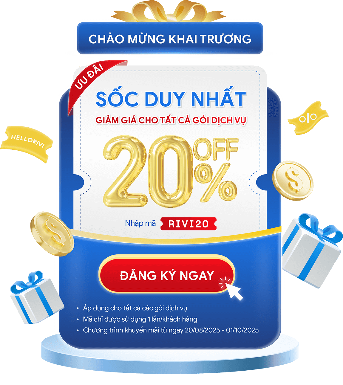 Popup khuyến mãi