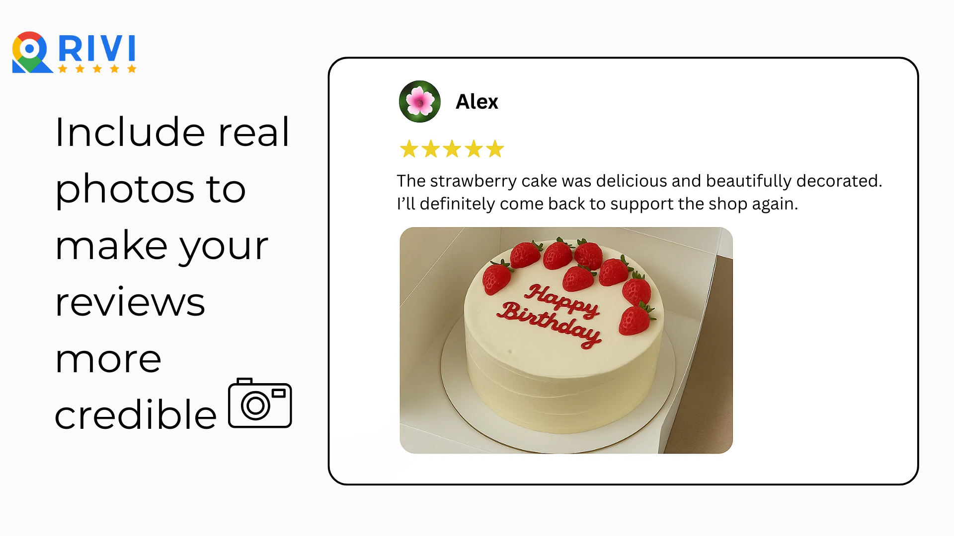 Google values reviews with real photos