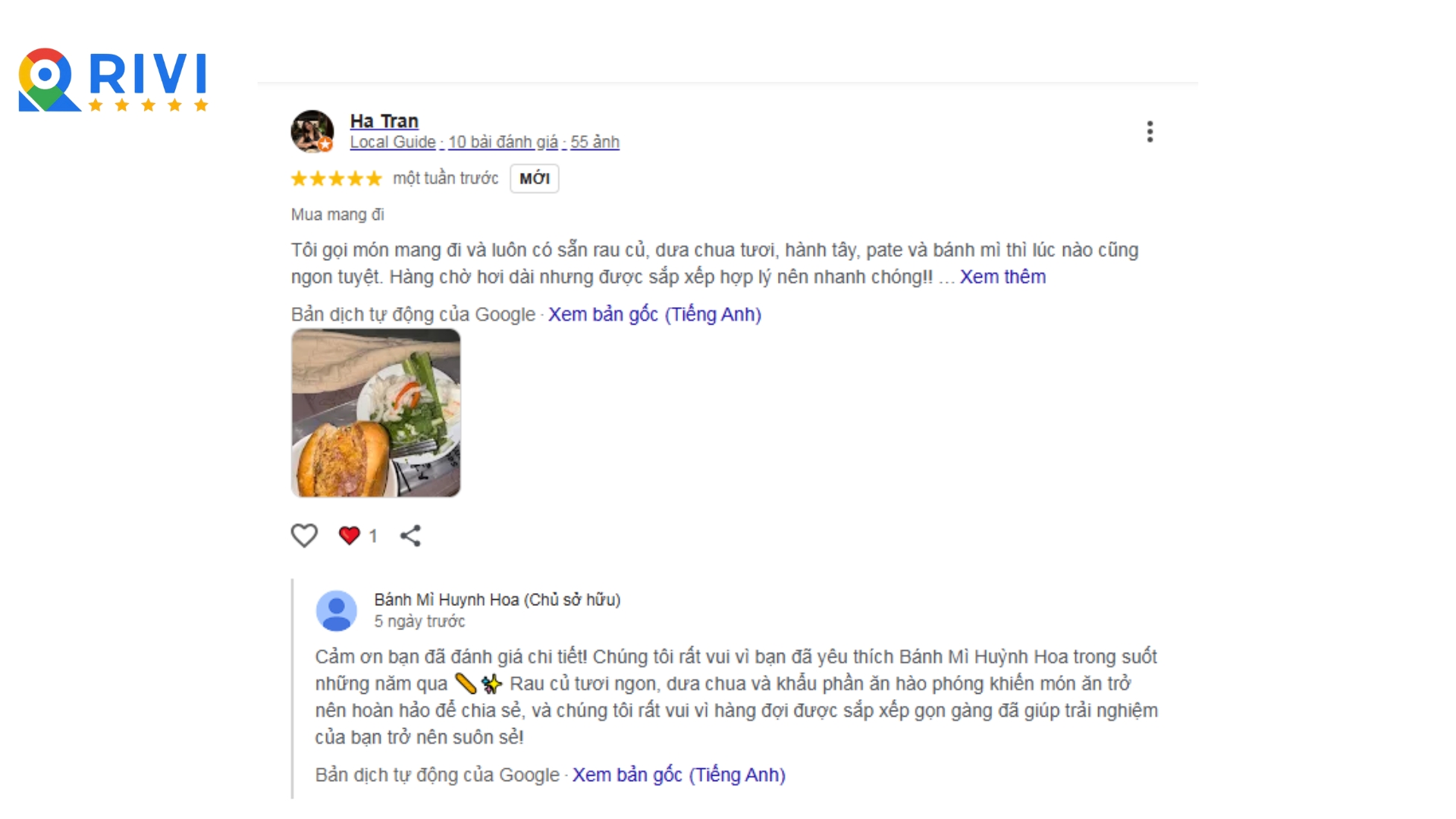 Phản hồi lại đánh giá khách hàng giúp để lại ấn tượng tốt