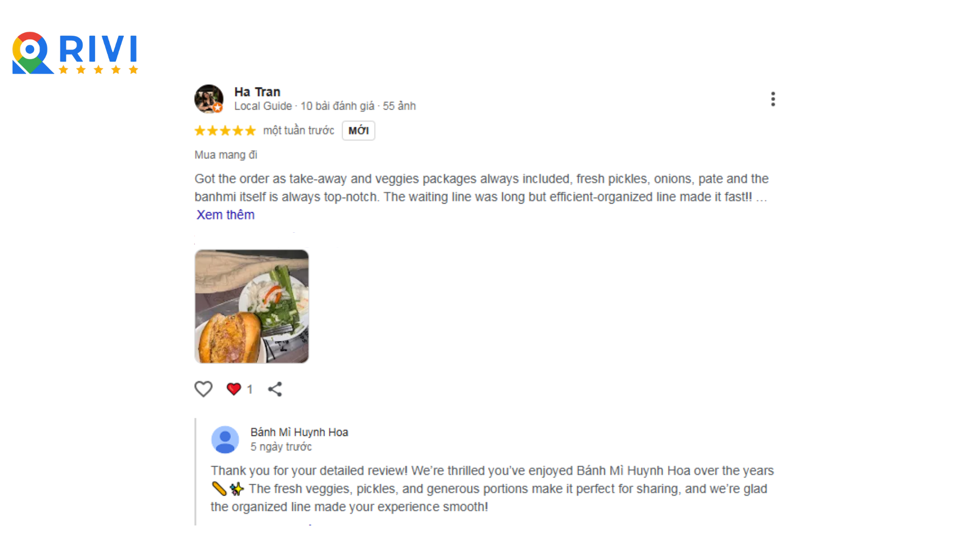 Responding to customer reviews helps leave a positive impression